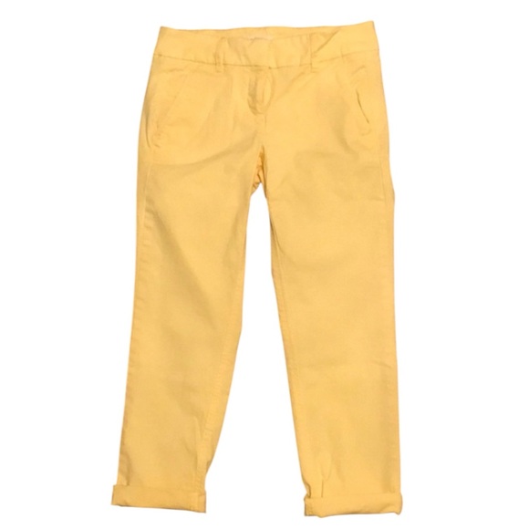 LOFT Slim Pencil Ankle Pants in Soft Yellow Size 8 -- ABSOLUTELY GORGEOUS!!! - Picture 3 of 8